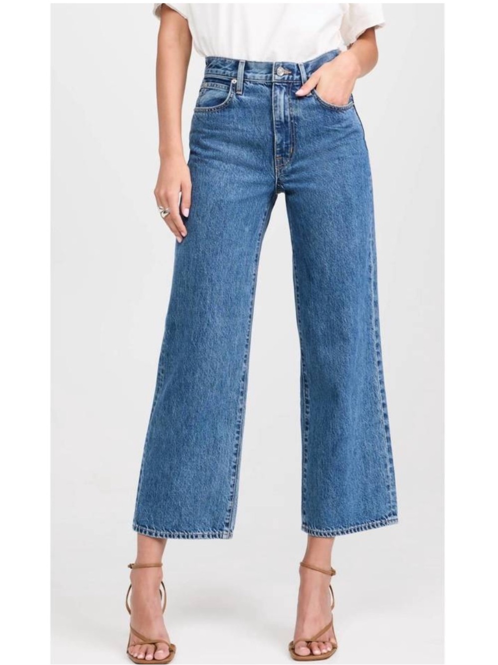 SLVRLAKE Grace Ankle Blue Jeans Size 26
